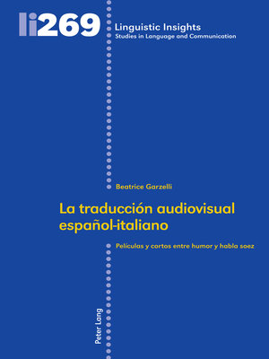 cover image of La traducción audiovisual español-italiano